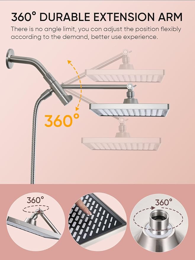 Cobbe 11.8 Inch Rain Shower Head - Image 6