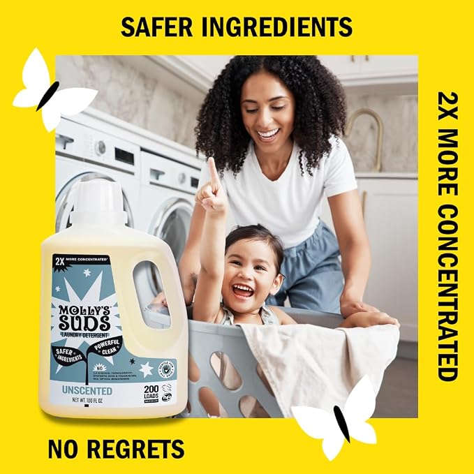 Molly's Suds Liquid Laundry Detergent | Clean Laundry Detergent Soap - Image 3