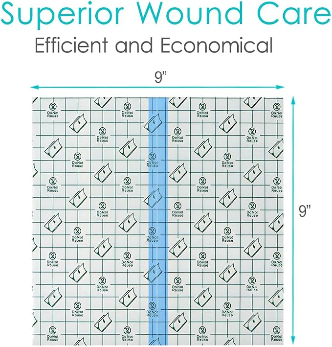 9"x9" Waterproof Shower Cover Incision Bandages - Image 6