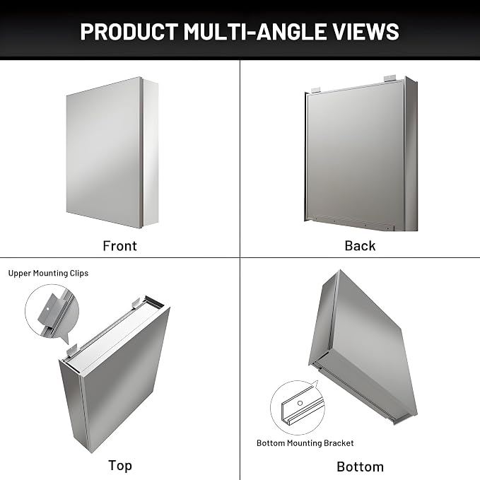 20 x 24 Medicine Cabinet Mirror - Image 9