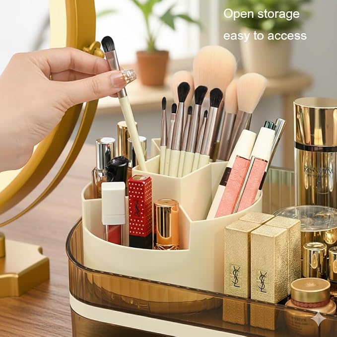 Large Plastic Makeup Organizer - Image 3