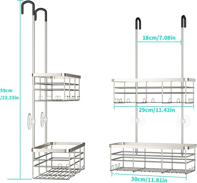 HapiRm Hanging Shower Caddy Organizer - Image 7