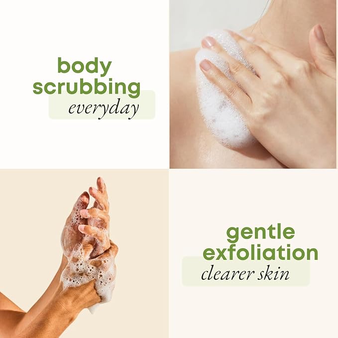 Natural Loofah Exfoliating Body Scrubber, Loofah Bath Sponge, Luffa - Image 5
