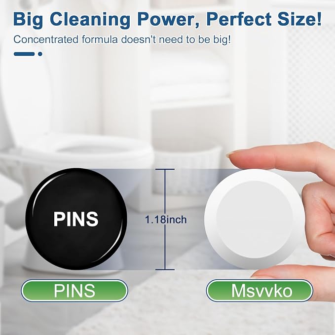 Toilet Bowl Cleaners, Bleach Tablets 100 PACK, Automatic Cleaner - Image 5