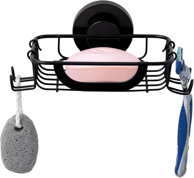 Soap Dish Bar Soap Holder Suction Cup by SWAMTIK