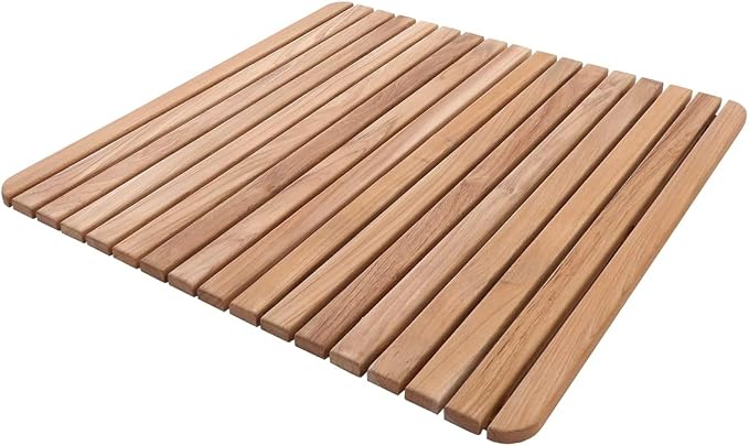 Nordic Style Premium Teak Shower and Bath Mat by NordicStyleTeak