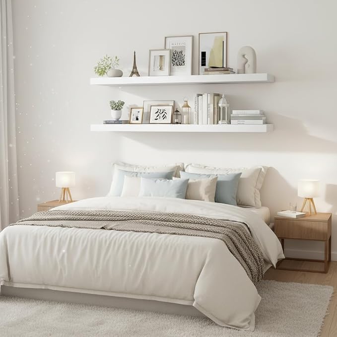 Vivelove 24/36/48/55 Inch Floating Shelves - Image 7