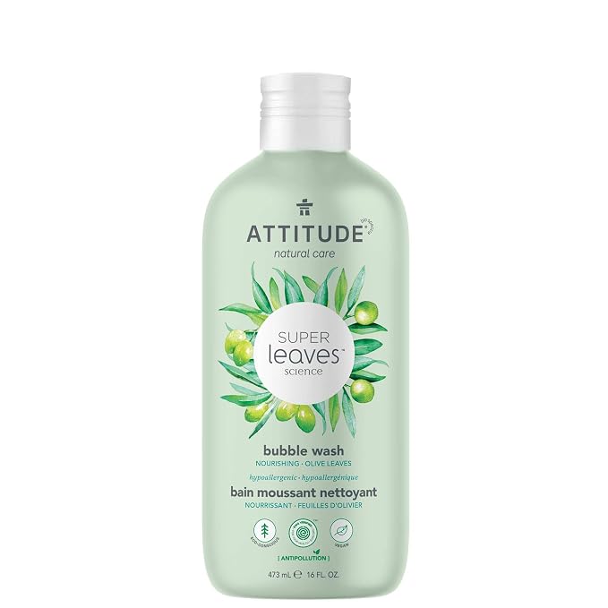 ATTITUDE Bubble Bath, EWG Verified, Plant and Mineral-Based, Dermatologically by ATTITUDE