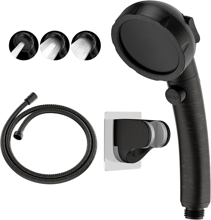 KAIYING Drill-Free High Pressure Handheld Shower Head by KAIYING