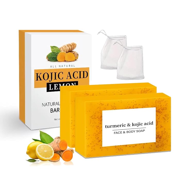Kojic Acid & Turmeric Soap, Turmeric Kojic Acid Soap by Unknown