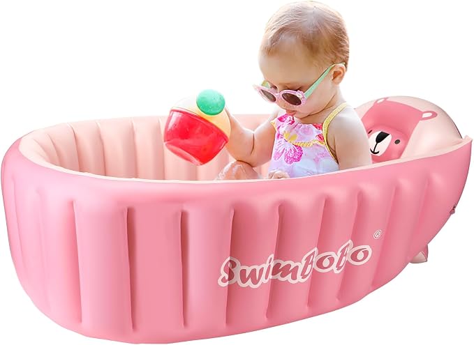 Swimbobo Inflatable Baby Bath Tub Portable Foldable Travel Mini Swimming Pool by Swimbobo