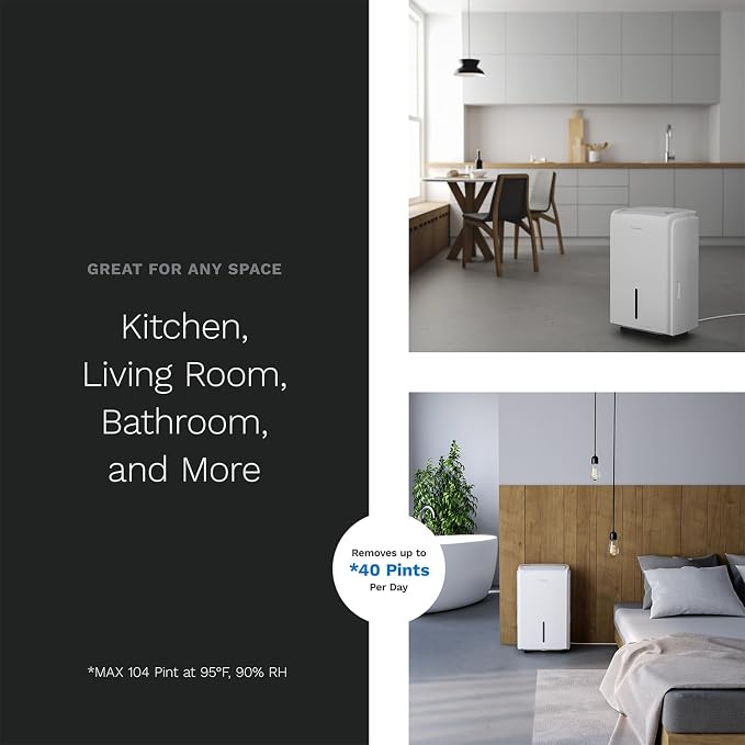 hOmeLabs Dehumidifier for Home, Basements - Image 6