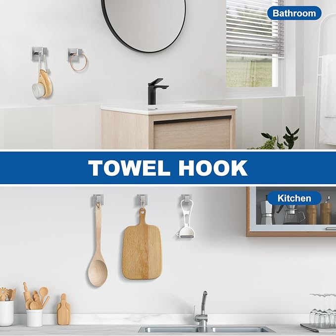 Cilee 10-Pieces Bathroom Hardware Set - Image 6