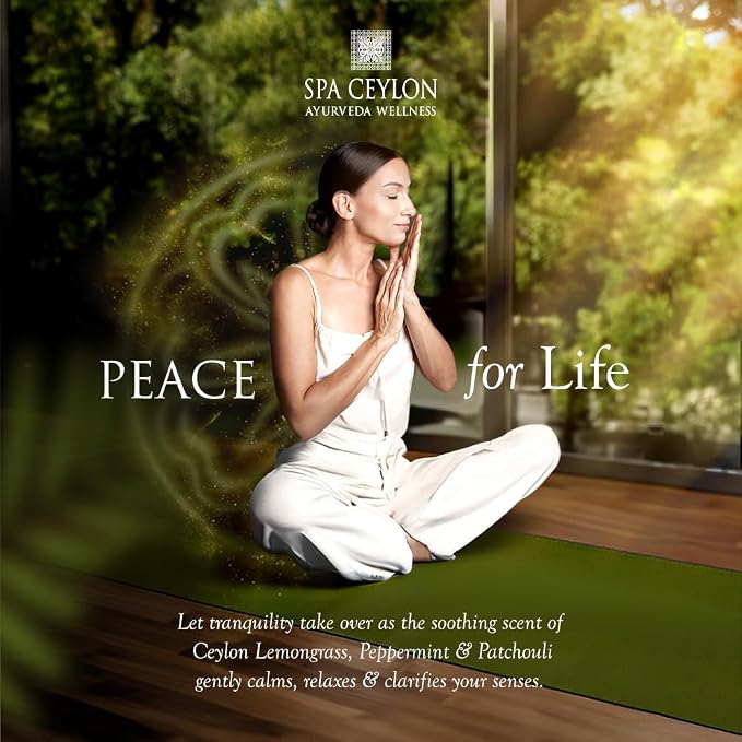 SPA CEYLON Peace Relaxing Body and Pillow Mist, Herbal Skin Care Spray - Image 5