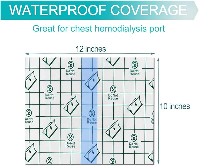 Waterproof Dialysis Catheter Shower Protector Shower Cover - Image 6