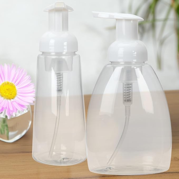 Ginger Lily Farms Foaming Soap Dispenser, Refillable Plastic Pump Bottles - Image 6