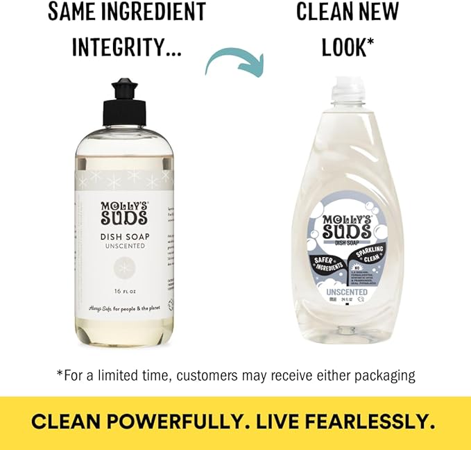 Molly's Suds Liquid Dish Soap | Clean, Simple Ingredients | Extra Scrubbing - Image 2