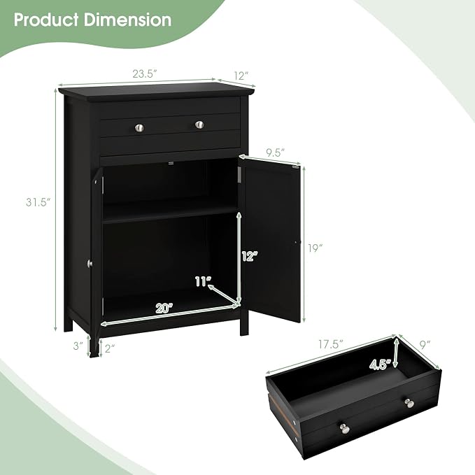 LOKO Bathroom Floor Cabinet, Kitchen Storage Cabinet - Image 3