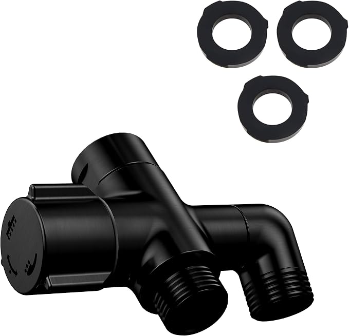 Metal 123 Way Shower Arm Diverter Valve by Home