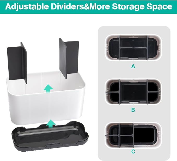 Toothbrush Holders for Bathrooms, Electric Toothbrush and Toothpaste Holder - Image 6