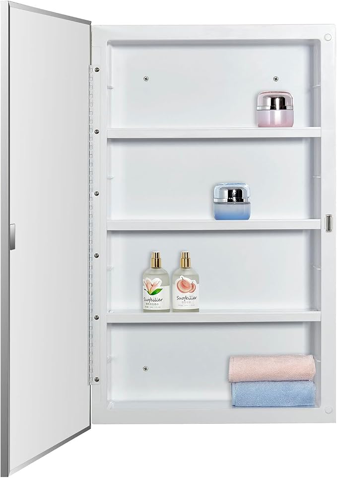 Plastic Medicine Mirror Cabinet - Image 4