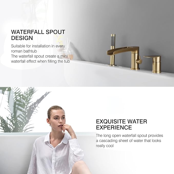 TapLong Waterfall Roman Tub Faucet - Image 6