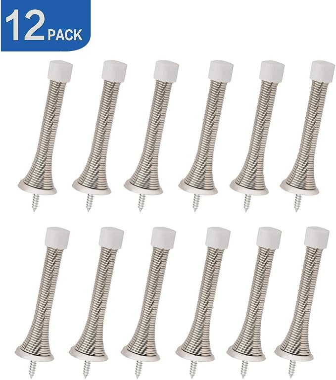 HOMOTEK 12 Pack Spring Door Stopper - Image 7