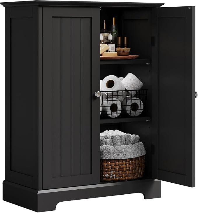 ChooChoo Bathroom Floor Cabinet, Modern Bathroom Storage Cabinet - Image 8