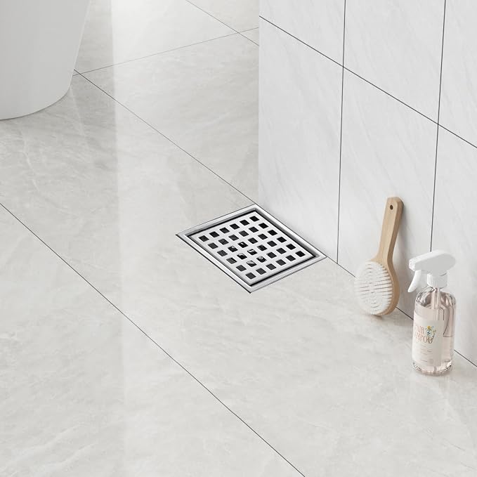 4 Inch Square Shower Floor Drain - Image 6