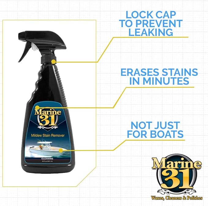 Marine 31 Mildew Stain Remover & Cleaner | Multi-Surface Cleaner - Image 3