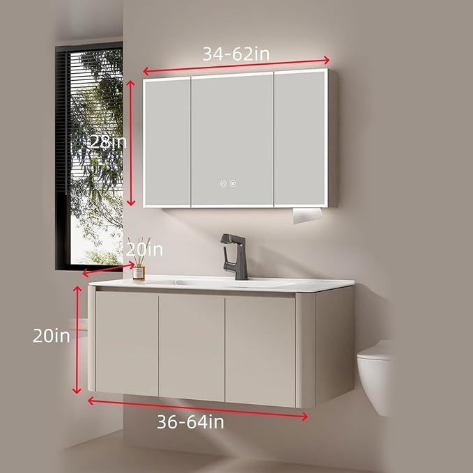Bathroom Cabinet with Sink - Image 2