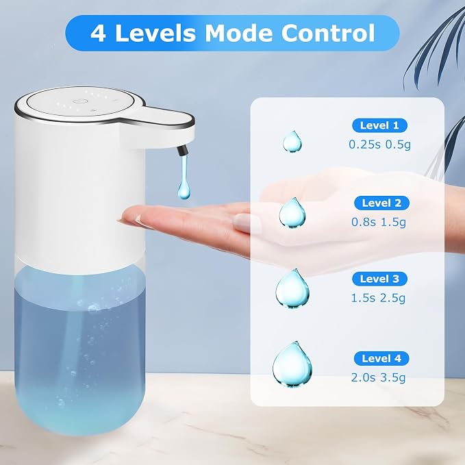 2 Pack Soap Dispenser, Automatic Liquid Soap Dispenser Touchless, 13.5oz/400ml - Image 4