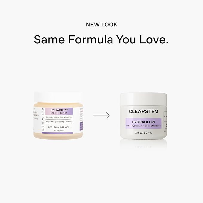CLEARSTEM - HYDRAGLOW Stem Cell Moisturizer - Bakuchiol + Squalene - Youthful - Image 3