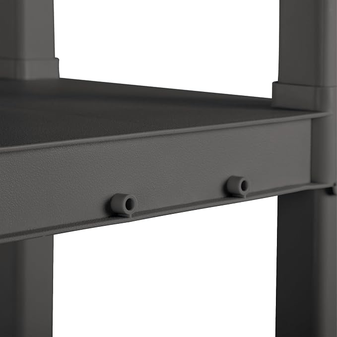 STERILITE 01643V01 4 Shelf Durable Solid Surface Shelving Unit, Flat Grey - Image 7