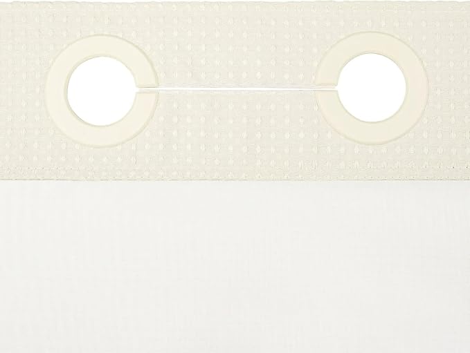 River Dream Stall Heavyweight No Hooks Required Dotted Waffle Weave Shower - Image 6