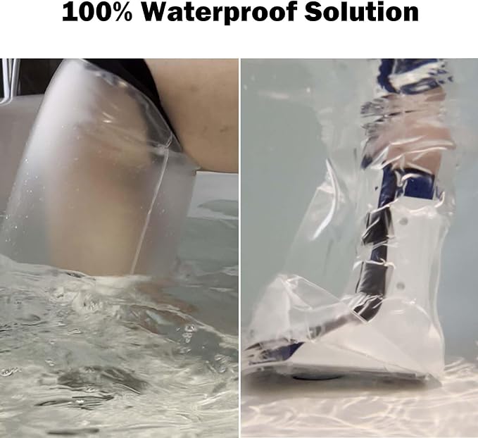 Cast Covers for Shower Leg, Waterproof Cast Cover for Showering, Cast Protector - Image 2