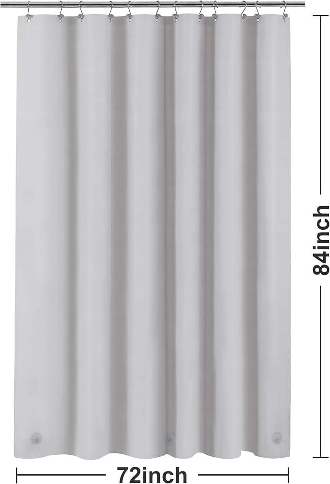 Barossa Design Extra Long Shower Curtain Liner - Image 6