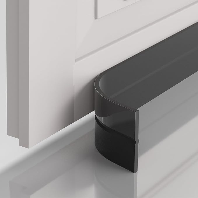 Door Seal Strip for Door Frame, 36ft Silicone Door Gap Filler, Shower Glass - Image 7