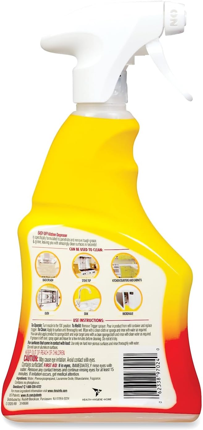 Easy Off Specialty Kitchen Degreaser Cleaner, 16 Fl Oz - Image 3
