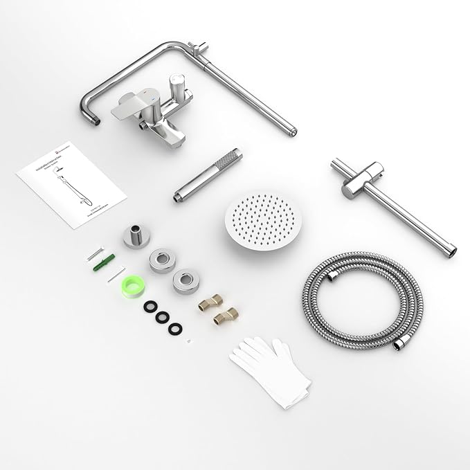 Rainsworth Outdoor Shower Kit Chrom - Image 8
