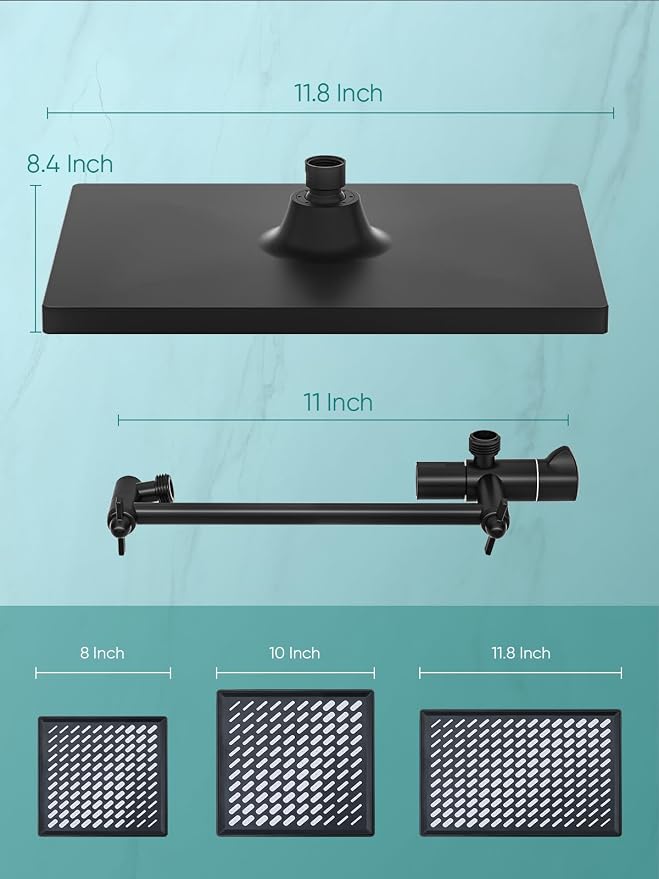 Cobbe 11.8 Inch Rain Shower Head - Image 7