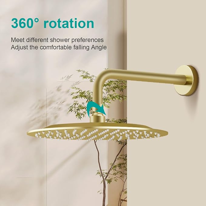 All Metal Rain Shower Head - Image 7