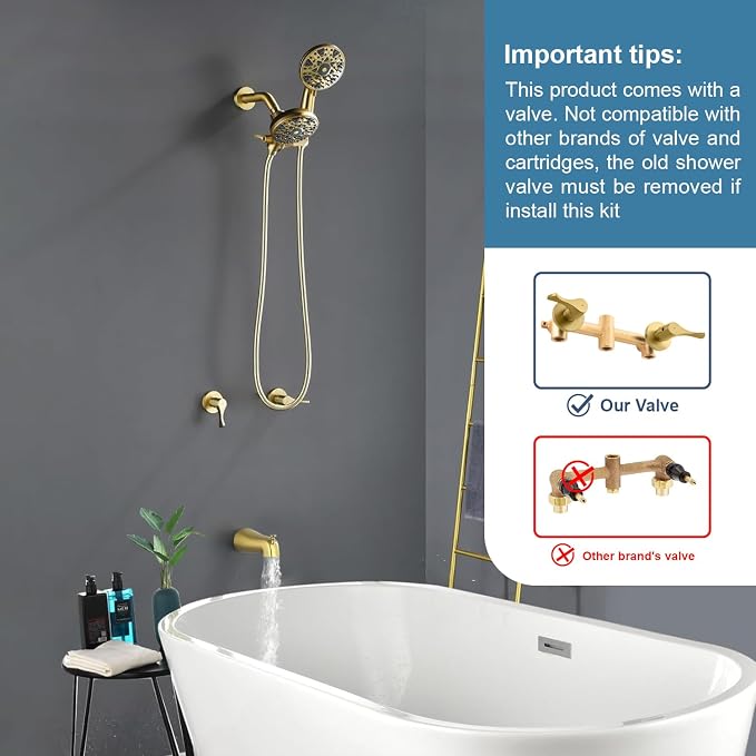 2 Handle Shower Faucet Set - Image 2