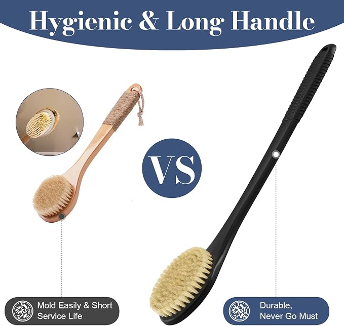 Back Scrubber for Shower, Shower Body Brush for Cleaning - Image 6