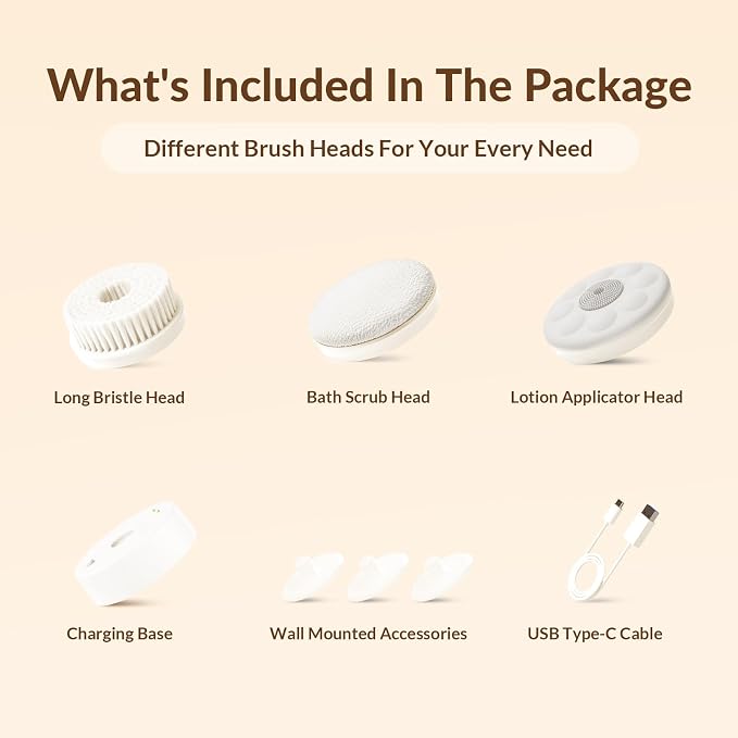 Electric Body Brush Back Scrubber - Image 5