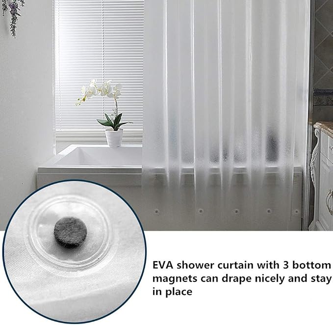 AooHome Shower Stall Curtain Liner - Image 3