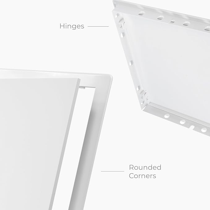 12 x 12 Inch White Access Panel – ABS Plastic Rectangular Wall & Ceiling Access - Image 7