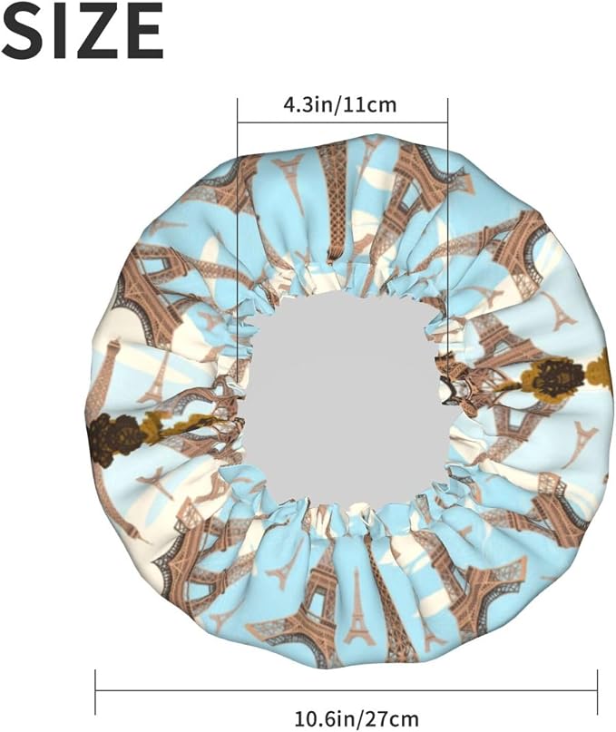 Double Layers Waterproof Shower Cap - Image 6