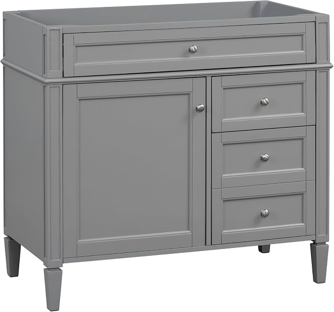 Favfurish 36" Bathroom Vanity Without Top Sink, Modern Freestanding Storage - Image 4