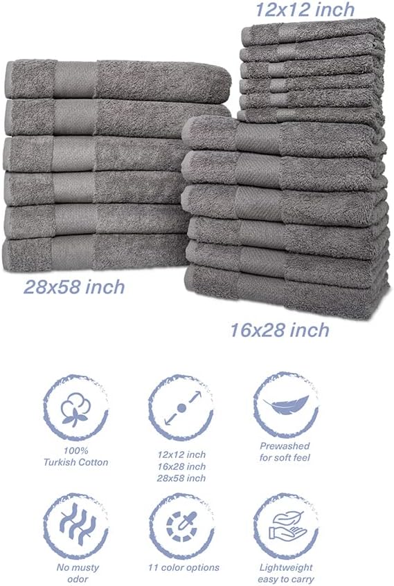 Hencely 18-Piece Bath Towel Set - Image 5